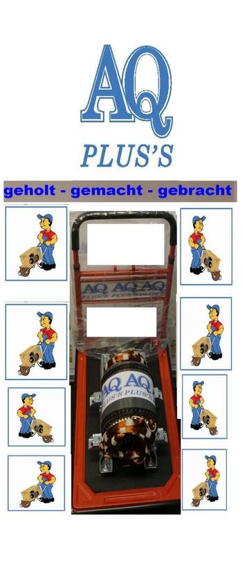 Elektromotor aus Kunststoff, ein Messemodell, im Bild zu sehen: Eine Statorwicklung, der Stator aus Kunststoff anstatt einem Blechpaket, auf Spannschienen auf einem kleinen roten Plattformwagen montiert. elschreiber, Elektromotor - defekt was dann, zum Beispiel dn Lüftermotor im Bild hier zu sehen, mit 2 Drehzahlen und für heiße Umgebung, ein (Heißgas) Rauchgasventilator.