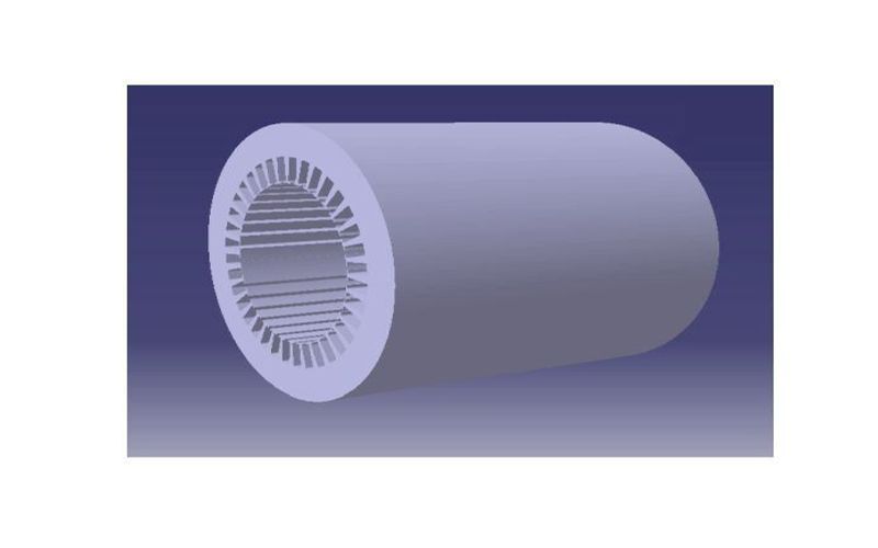Elektromotor aus Kunststoff geht nicht, dreht nicht, im Bild der Stator hier, allerdings als Modell, ist sehr gut geeignet
