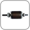 Elektromotor Glossar Blog Drehstrommotor im Bild: DSKL Rotor mit Kugellager A Seite (lange Welle) Antriebsseite + B Seite (kurze Welle) Lüfterseite