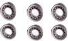 Elektromotor-Glossar-Blog Rillenkugellag KEINE - hier zum Vergleich Zylinderrollenlager - die ohne Kugeln, im Bild 3 oben 3 unten, klar zu sehen die Zylinderrollen..