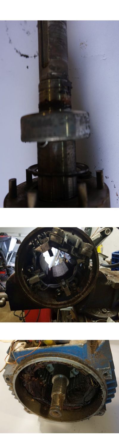 Elektromotor wann brennt er durch  - die unterschätzten thermischen Gefahren - Analyse Problemlösung - hier das Bild direkt von der Werkbank - Beispiele das Bild direkt von der Werkbank ( oben Lagerschaden primär Wicklung überhitzt sekundär, DC Motor gleiches Problem B Seite Wicklung unter Bürstenhalterung verbrannt, unten D Mot A Seitiger Wickelkopf ... verbrannt), ... auch hier unsere Antwort darauf: Reparatur mit Festpreis