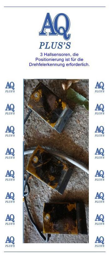 Zahnwicklung beim Elektromotor, eine Komplexe Reparatur, im Detail das Detail der 3 Hallsensoren im Bild zu sehen.